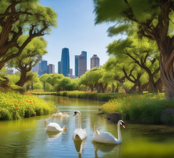 塞上绿洲生态画卷，呼和浩特公园美景探秘