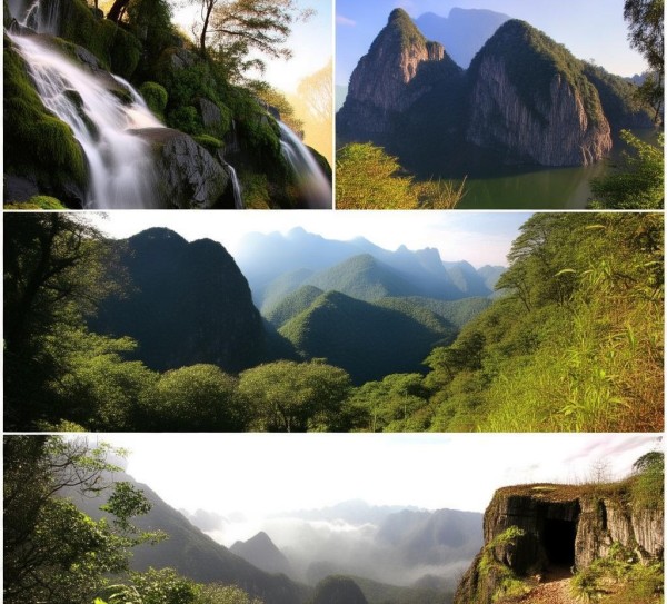 崛围山自然奇观之旅，五大必游景点盘点,崛围山，探寻自然奇观，领略山水之美——盘点值得一游的五大景点,自然风光,第1张