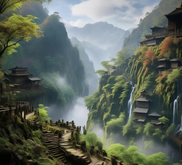 桑植秘境，探寻绝美景点的旅游攻略,探秘桑植，盘点那些不容错过的绝美景点,古城,自然风光,古建筑,第1张