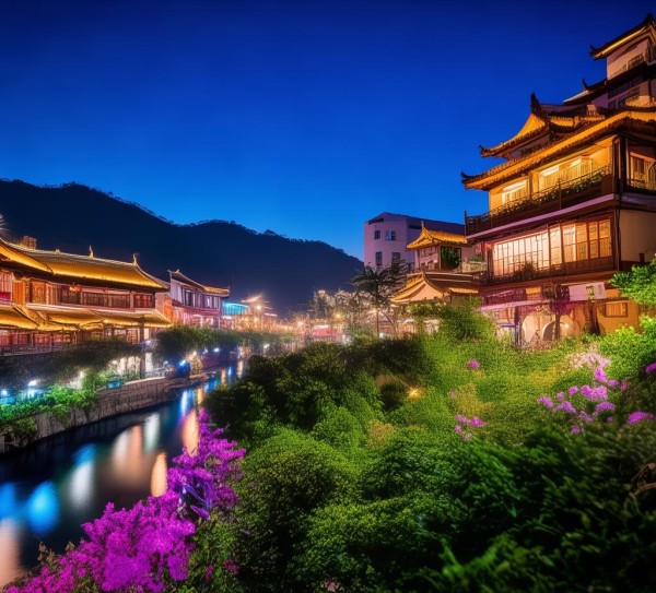 定南夜色璀璨，五大绝美夜景目的地大揭秘