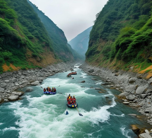 罗田漂流，湖北山水秘境探险之旅